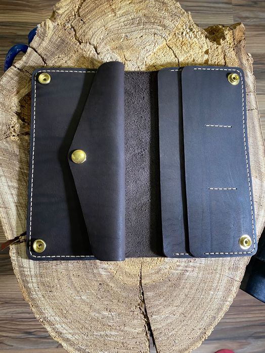 Клатч - портмоне из натуральной кожи