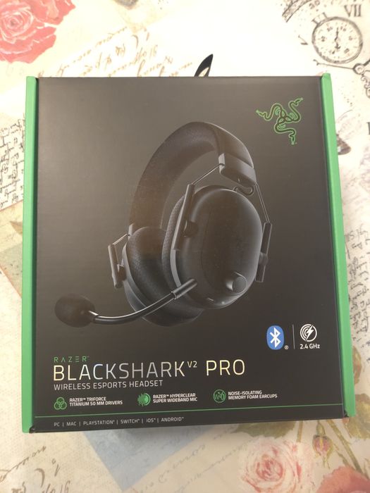 Безжични слушалки Razer Blackshark v2 pro (2023)
