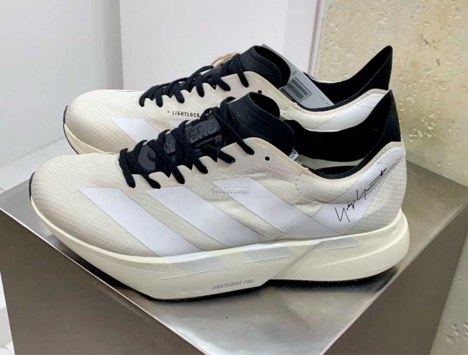 Оригинални маратонки adidas Y-3 Adios Pro 4 Beige Orbit Grey Black