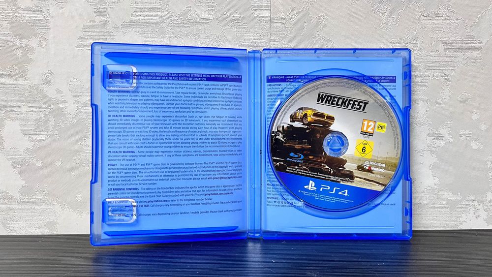 Wreckfest PS 4 диск