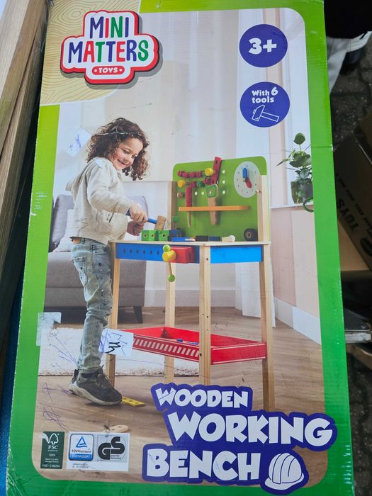 Banc de lucru lemn nou in cutie