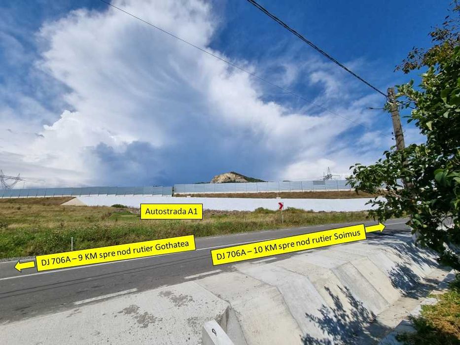 Teren intravilan in apropiere A1 Deva