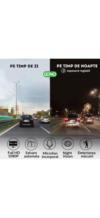 Cameră video de bord Qeno® Full HD 1080P – Nouă