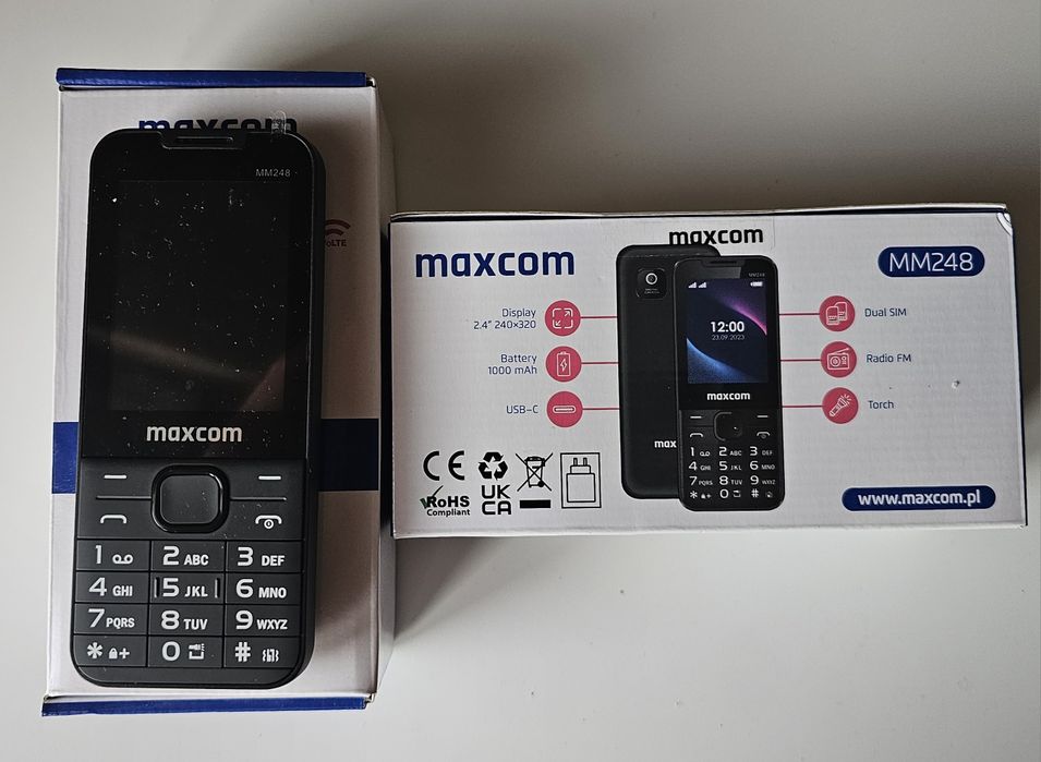 Telefon Maxcom MM248 nou, nefolosit