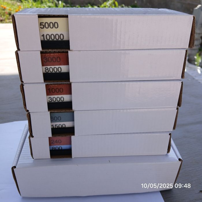 Камни для заточки ножей. 180×60×30 мм. 650 грамм