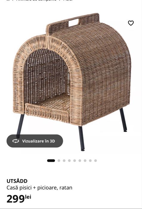 Casuta Bambus animale