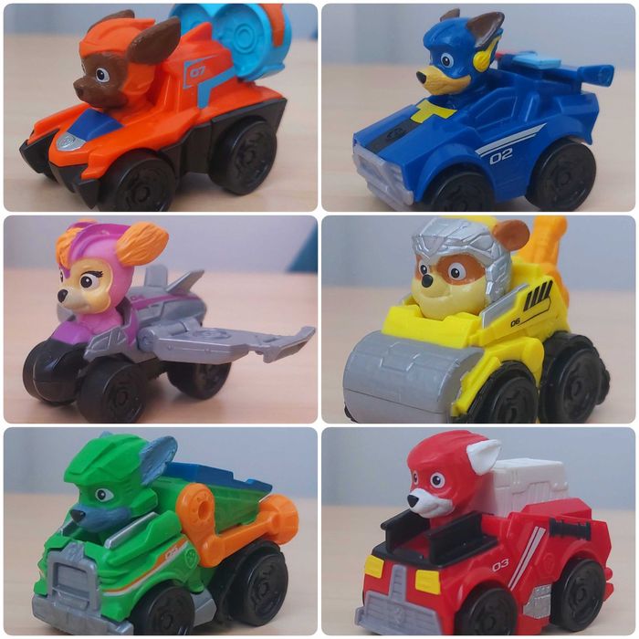 Set 6 masinute Patrula Catelusilor / Paw Patrol