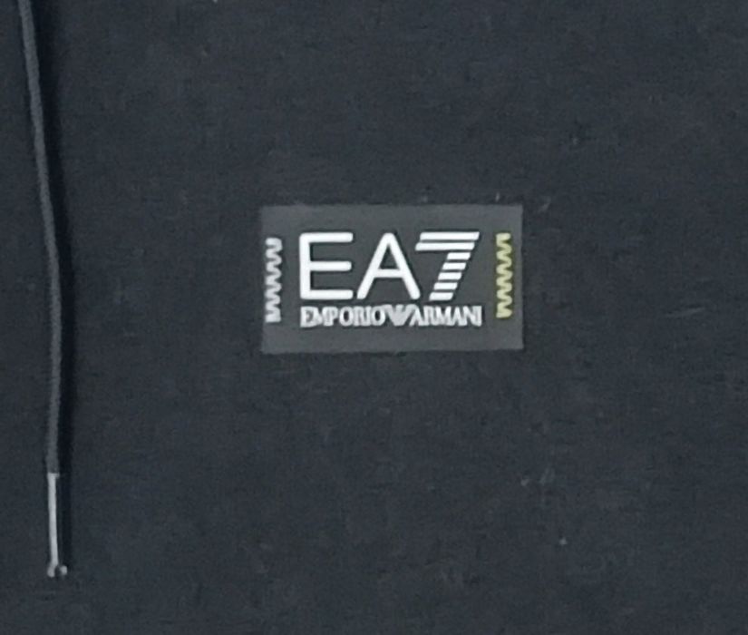 Emporio Armani EA7 Hoodie оригинално горнище S памучен суичър Армани