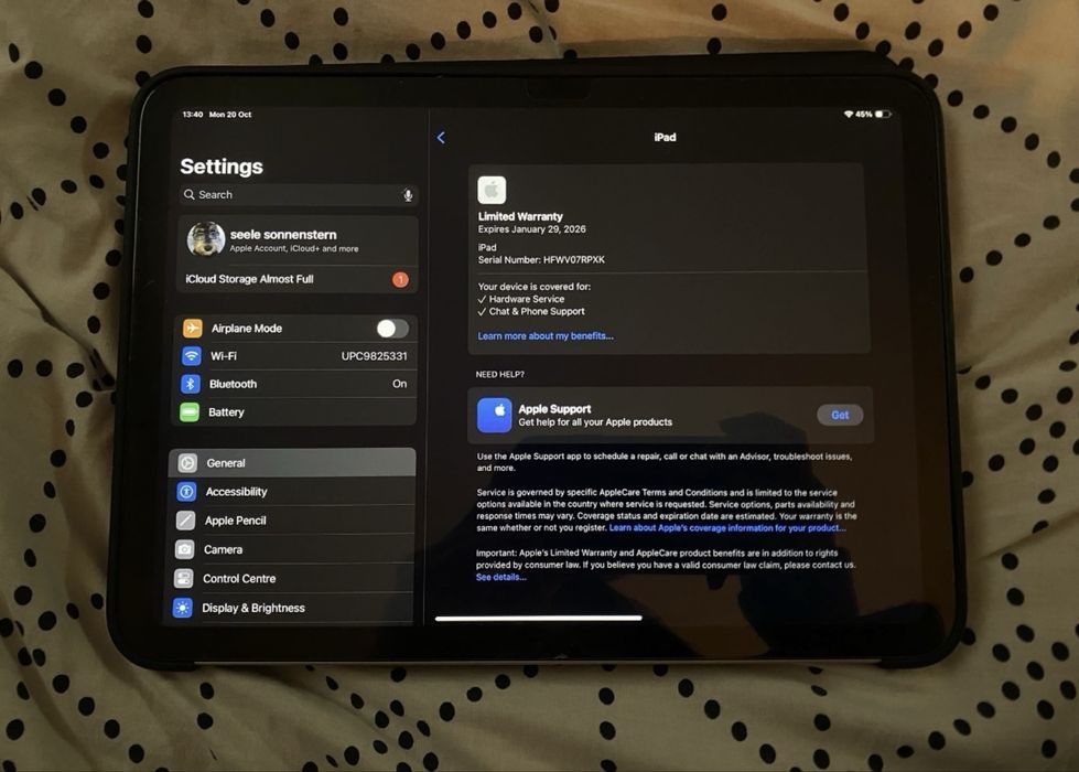 tableta Ipad 2022 10.9 silver 64GB Cititi descrierea!!!