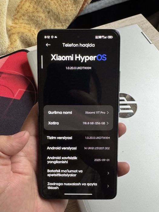Xiaomi 11T pro 12/256