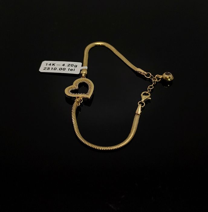 Bijuteria Royal bratara din aur 14k 4.20 gr