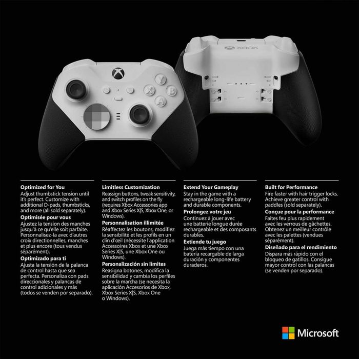 Контролер Xbox Elite Series 2 Core White