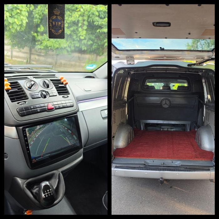 Mercedes Vito Lung Mixt Dubla Cabina 5-6 locuri