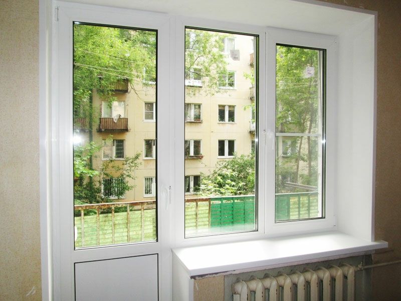 Пластиковые окна двери витражи