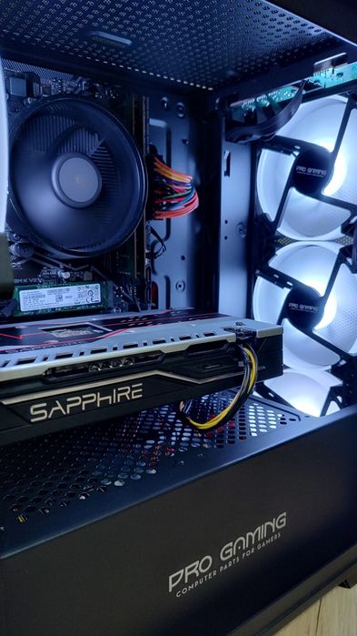 Pc gaming Rx 580/Ryzen 5 1600AF/16gb ram Gta V Fortnite Cs 2