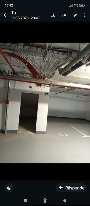 Loc de parcare subteran la Envogue Residence