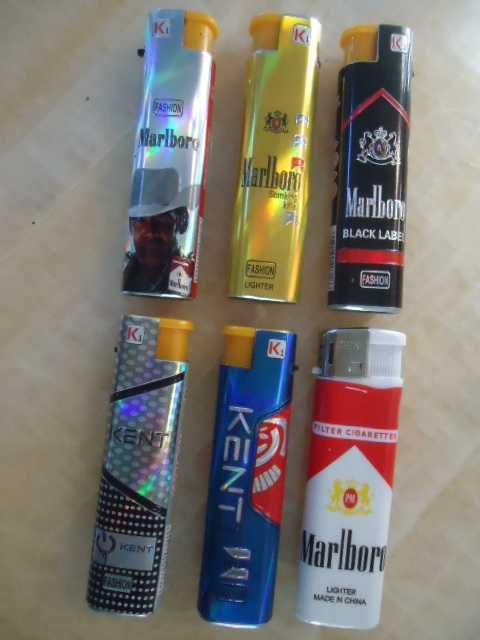 Marlboro -Kent 6 бр запалки метални.