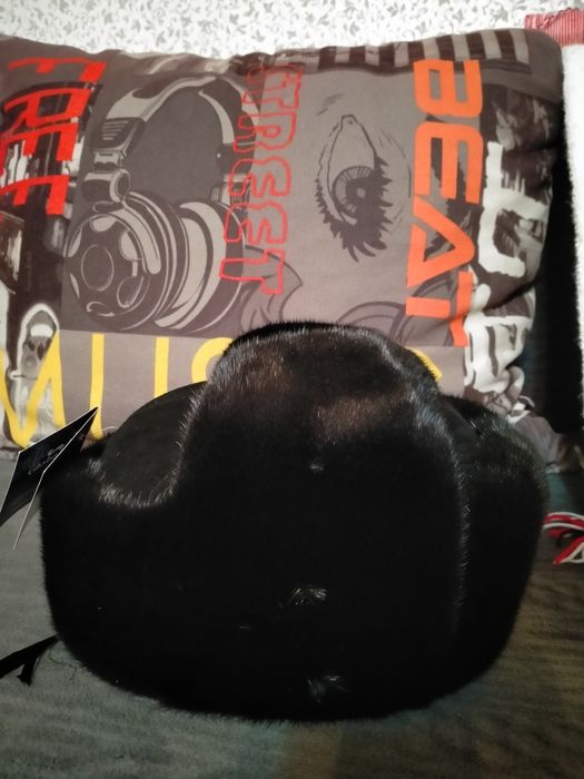 Норковая шапка ушанка