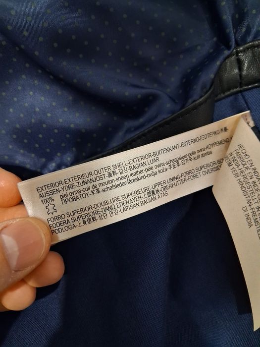 Geaca piele naturala Massimo Dutti, marime L