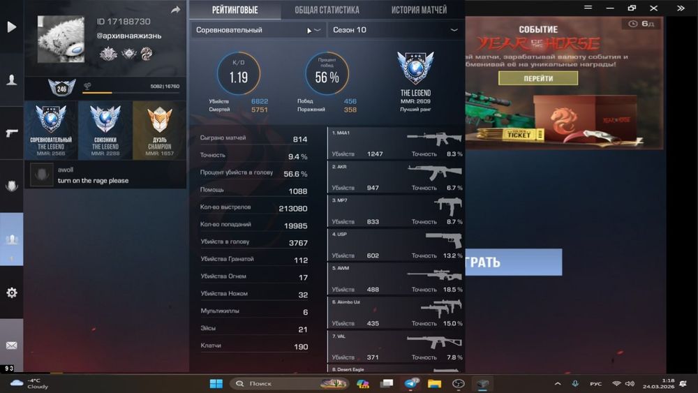 акк стандофф 2 олд