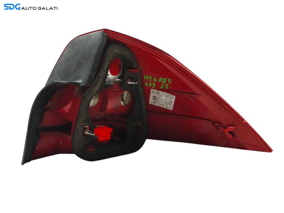 Stop Lampa Tripla Stanga de pe Aripa Caroserie cu Defect Renault Megane 2 Berlina Sedan Facelift 2005 - 2008 Cod 8200417345 [LR1321]
