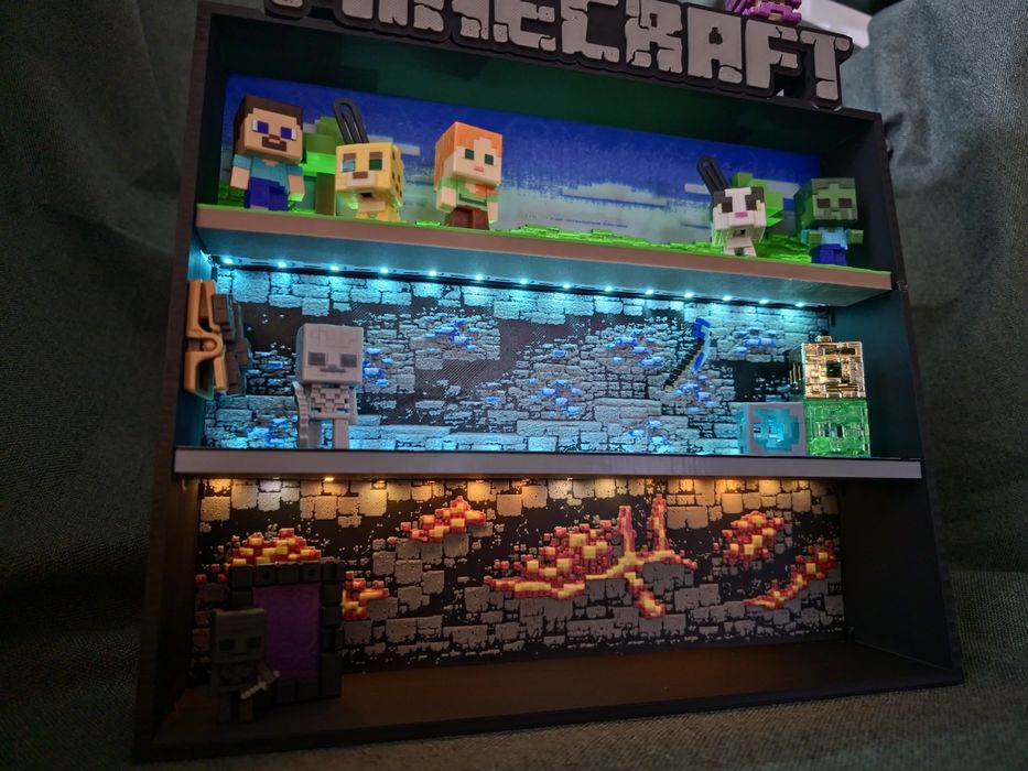 Kinder Joy Display Minecraft Stand