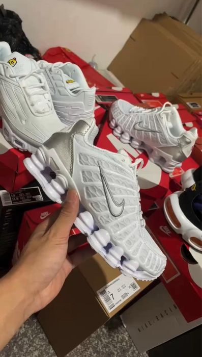 Nike shox alb 40-45