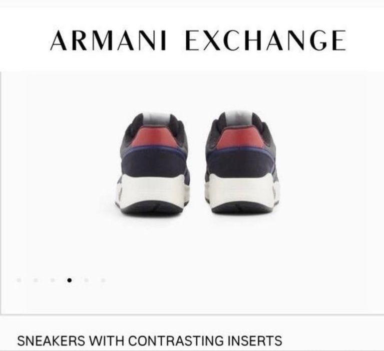 Оригинал Armani Exchange мужские кроссовки