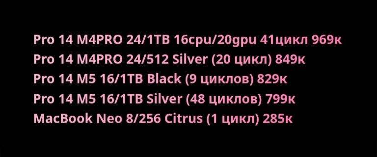 Macbook Air/Pro M3PRO M4PRO/M5/M5PRO