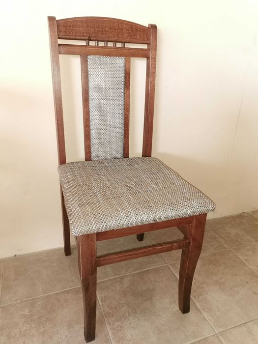 Трапезни столове тъмен орех 4бр