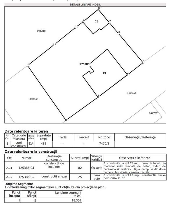 Casă și teren generos de 483 mp , zona str. Traian