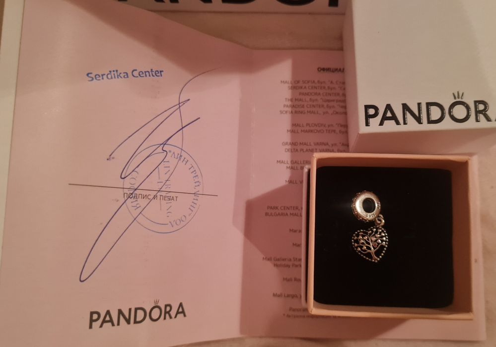 Висулка на Пандора/ Pandora сърце