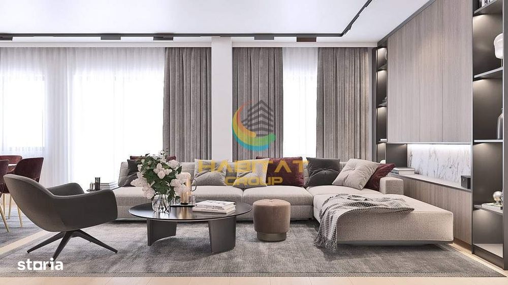 Penthouse cu 4 camere, terasa generoasa si confort Premium