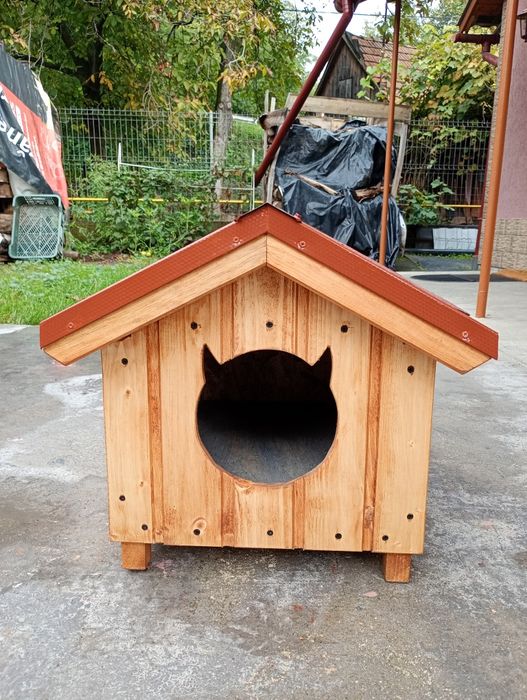 Cușcă căsuța pisică