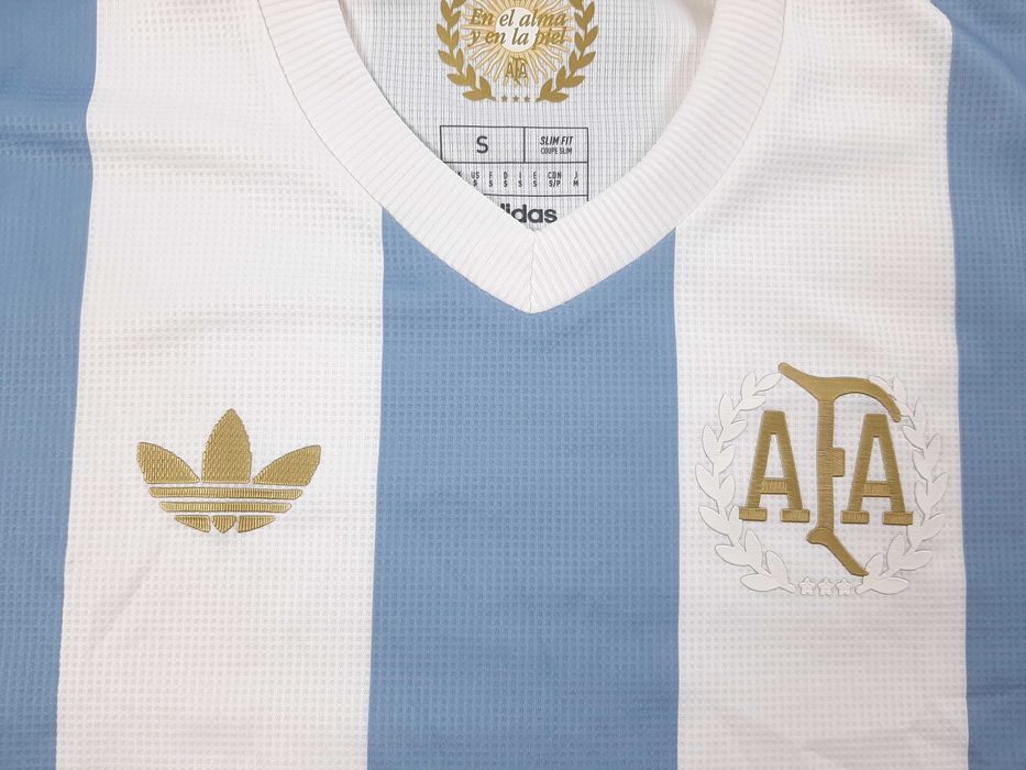 Adidas Argentina Anniversary - Оригинална мъжка футболна тениска р-р S