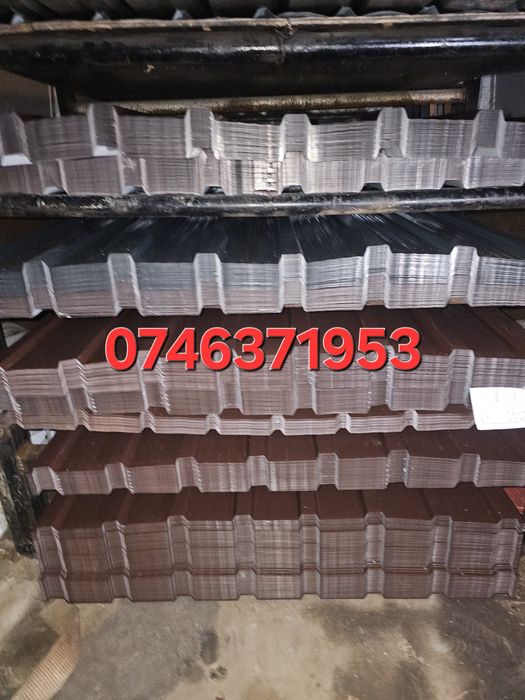 Vand tabla cutata zincata și color