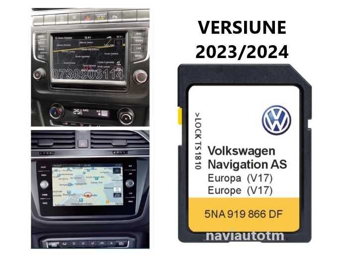SD CARD navigatie VW MIB2 DISCOVER Golf Passat Tiguan Romania