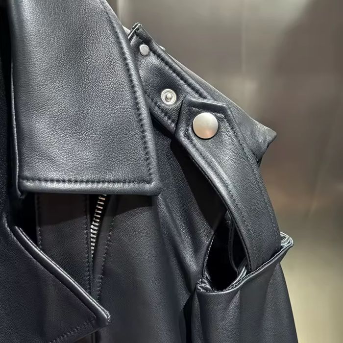 Кожено яке от естествена кожа намслено