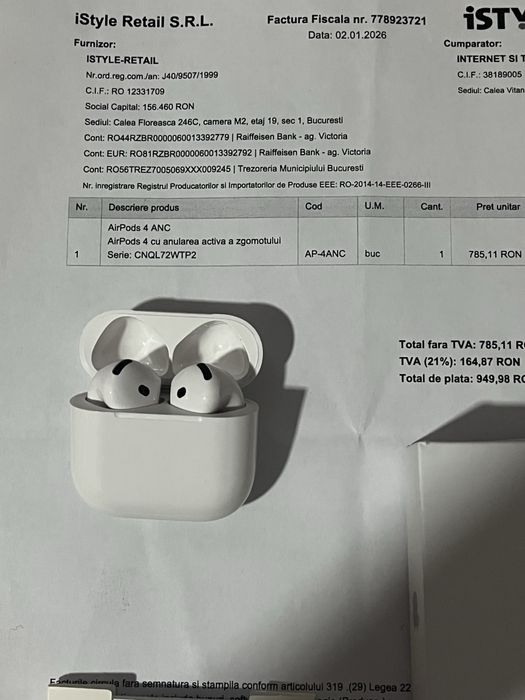 AirPods 4 ANC - noi