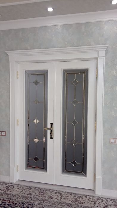 Мдф эшиклар. Межкомнатные МДФ двери  классика и неоклассика. крашенний