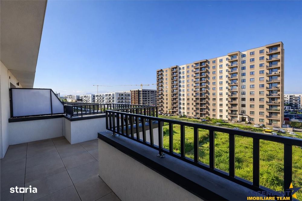 Apartament tip penthouse. mobilat, utilat, 2 terase, 100mp, Tractorul,