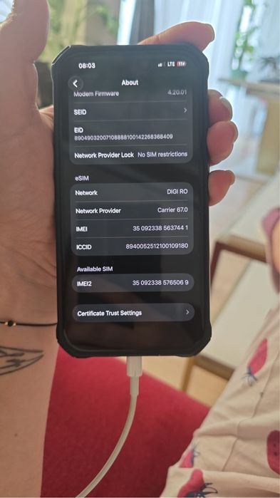 Iphone 14 pro 256 baterie 100%