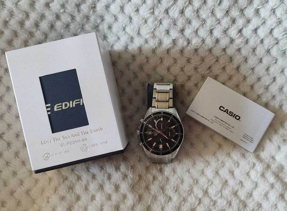 Ceas Casio Edifice Premium Solar Chronograph, cod model EFS-S510D-1AVUEF