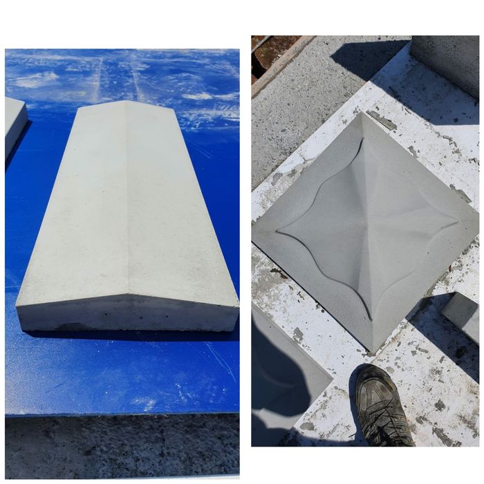 Spalieri beton, coame, palarii, capace gard, rigole, borduri