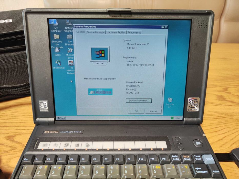 Колекционерски лаптоп HP OmniBook 800CT