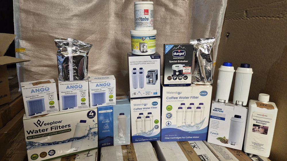 Препарати за почистване на кафемашини DeLonghi и Saeco