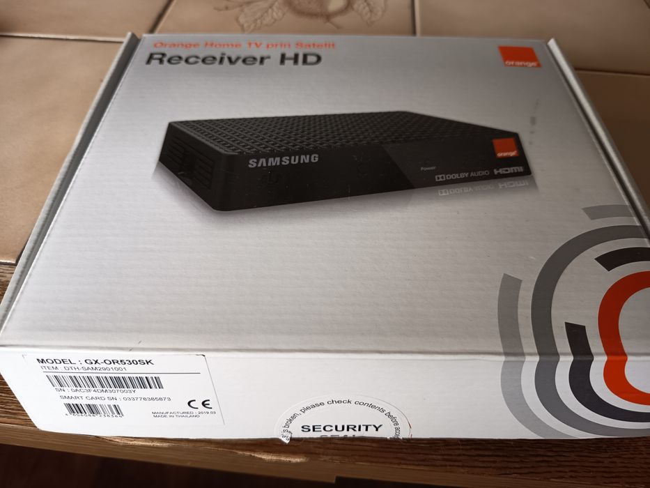 Receiver HD Samsung orange