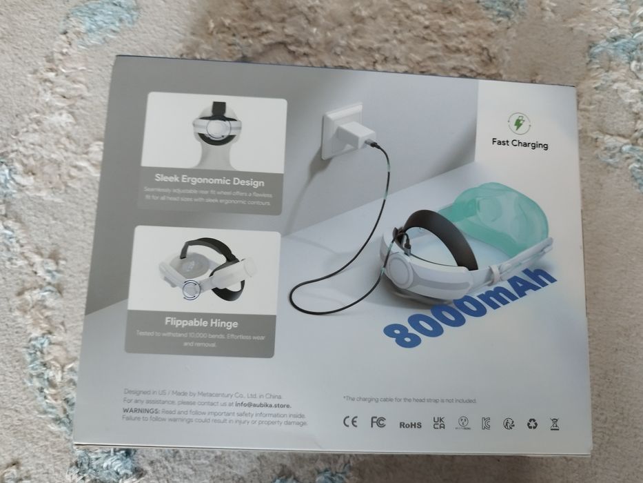 Кайшка с батерия за vr очила