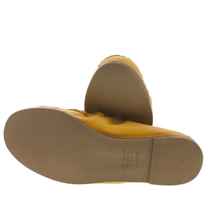 HUSH PUPPIES № 38 – Дамски еспадрили ест. кожа "YELLOW KARLOTTA" нови