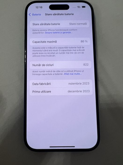 Iphone 15 Pro  256Gb Black Titanium